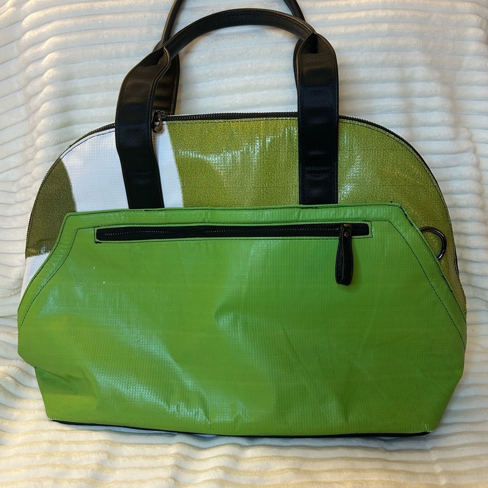 Rareform Maya Crossbody Laptop Tote Made From Billboards